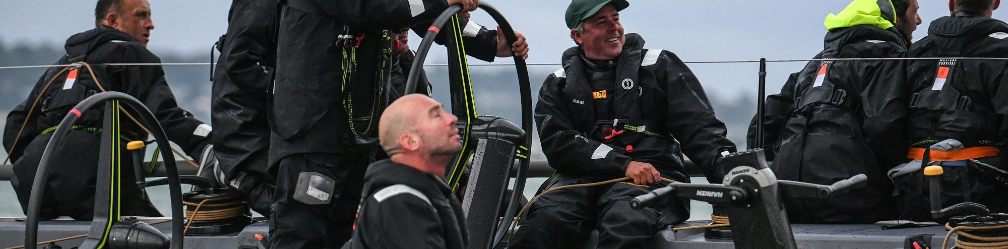 VIDEO:  Watch as the Admiral's Cup teams tackle the first race of the series
