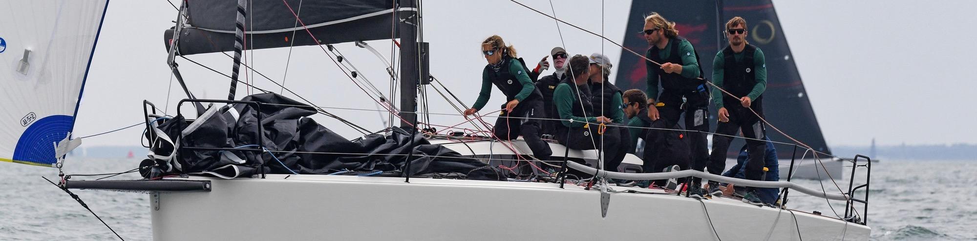 After 24 hours racing, Giovanni Lombardi Stronati’s Django JPK (YCCS) was leading AC2. Photo: James Tomlinson