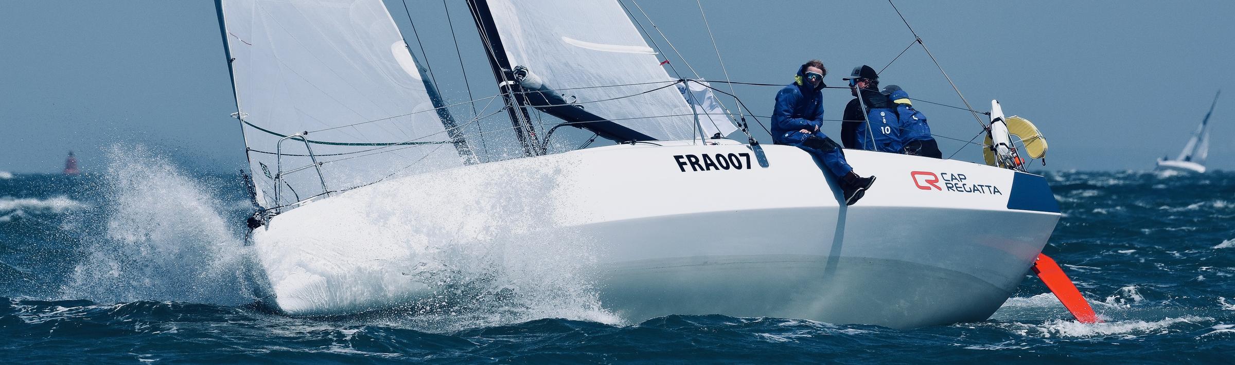 Here is a look behind the scenes and on board as the RORC Griffin Youth Squad compete in the 2024 De Guingand Bowl Race. Charlie Muldoon skippers Griffin 009 and Matt Beecher skippers Griffin 007. Women sailors account for about half of the RORC Griffin Youth Team including Racing Skipper Charlotte Schneider. © Rick Tomlinson/RORC